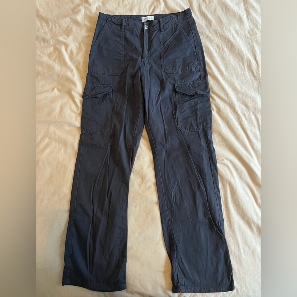 Zara Cargo Pants in navy - Picture 4 of 6